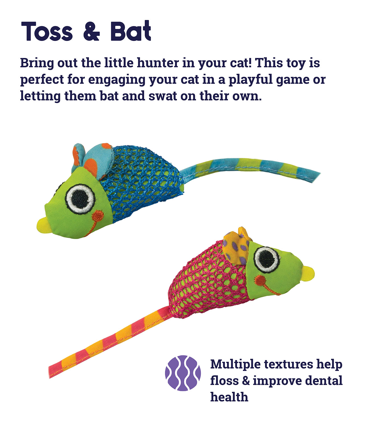 Petstages catnip store chew mice
