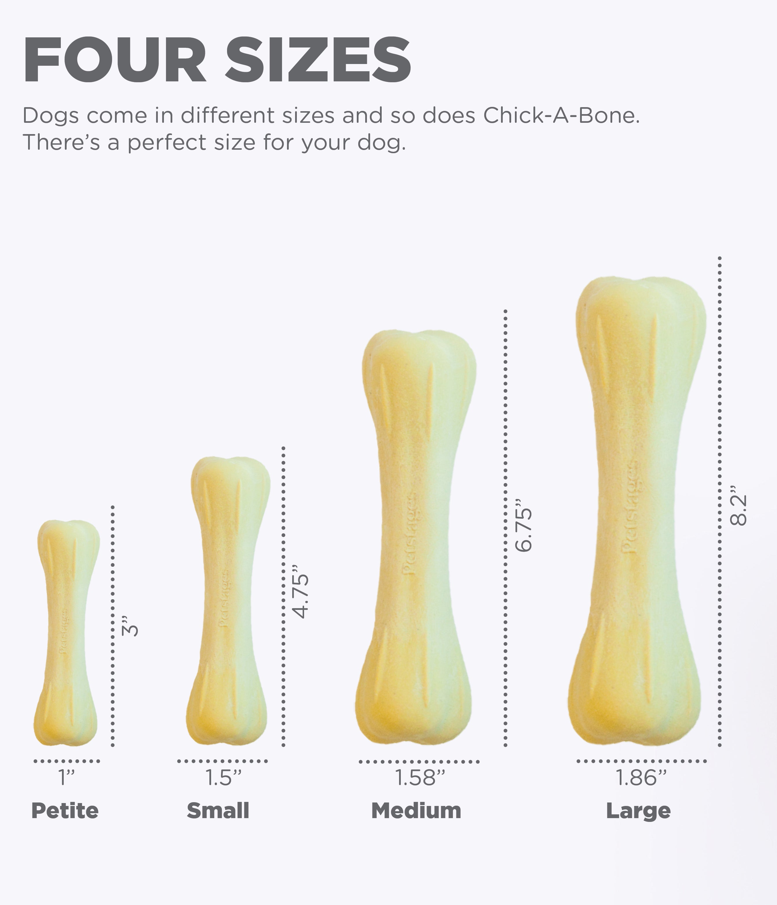 Petstages rawhide bone cheap
